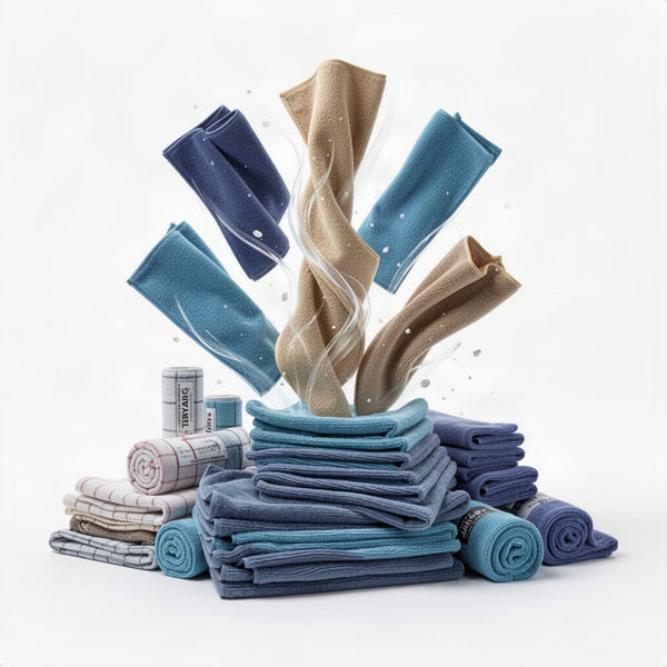 Microfiber & Glass Towels