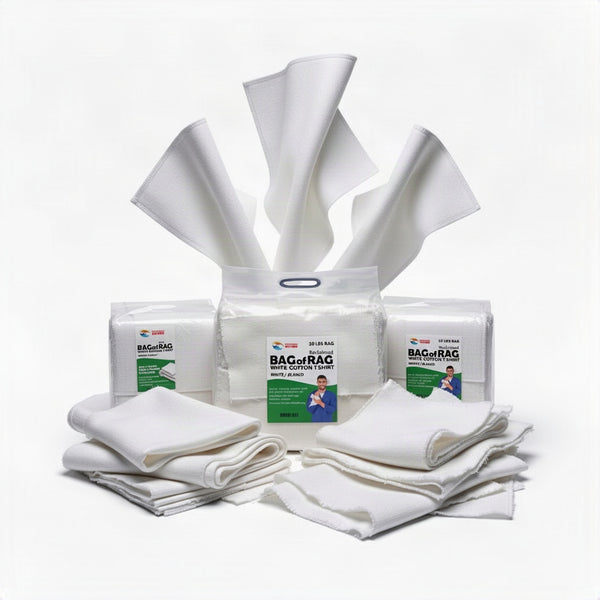 White Wiping Rags