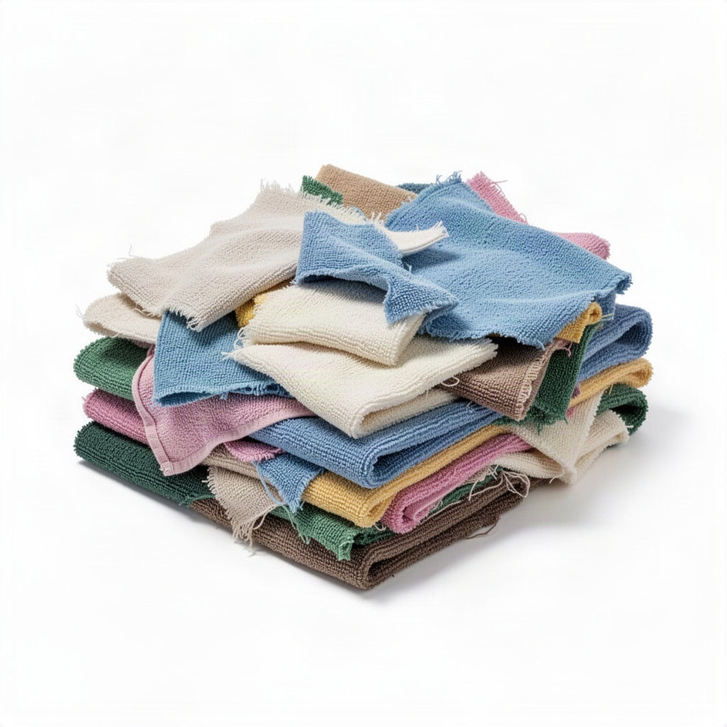 Color Terry Towel Cotton Cleaning Rags - clean organized product view