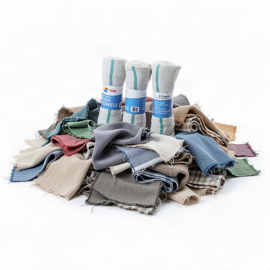 Dish And Kitchen Towels Retail Packaging - loose bulk product view
