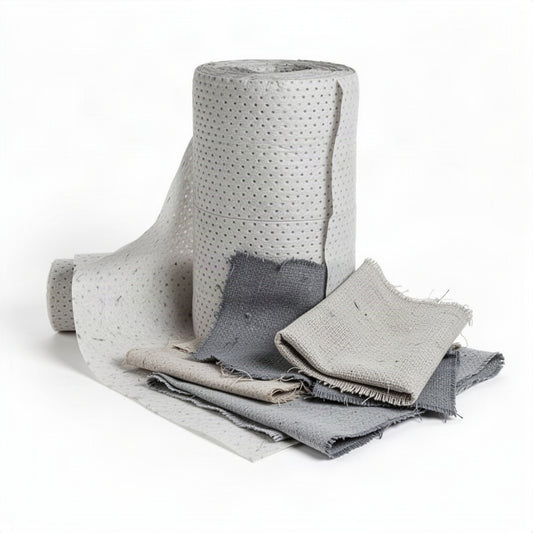 Economy Weight Universal Bonded Sorbent Roll - clean organized product view