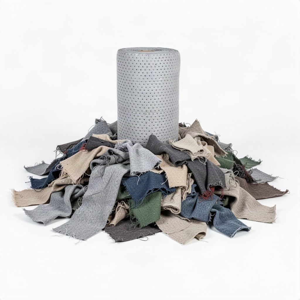 Economy Weight Universal Bonded Sorbent Roll - loose bulk product view