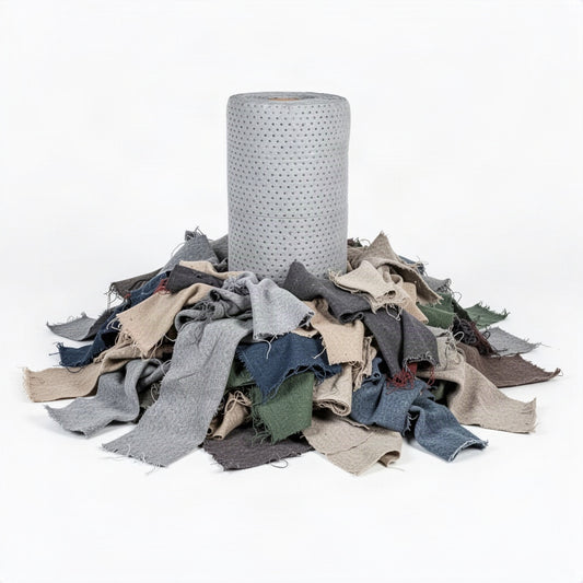 Economy Weight Universal Bonded Sorbent Roll - loose bulk product view