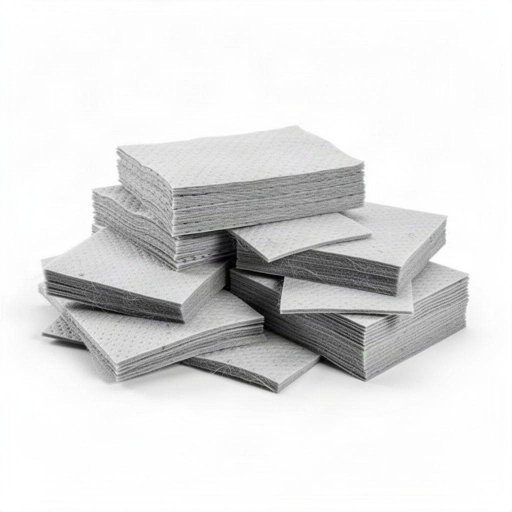 Economy Weight Universal Fine Fiber Sorbent Pads - loose bulk product view