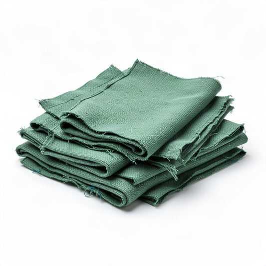 Green Huck Surgical Towels - clean organized product view