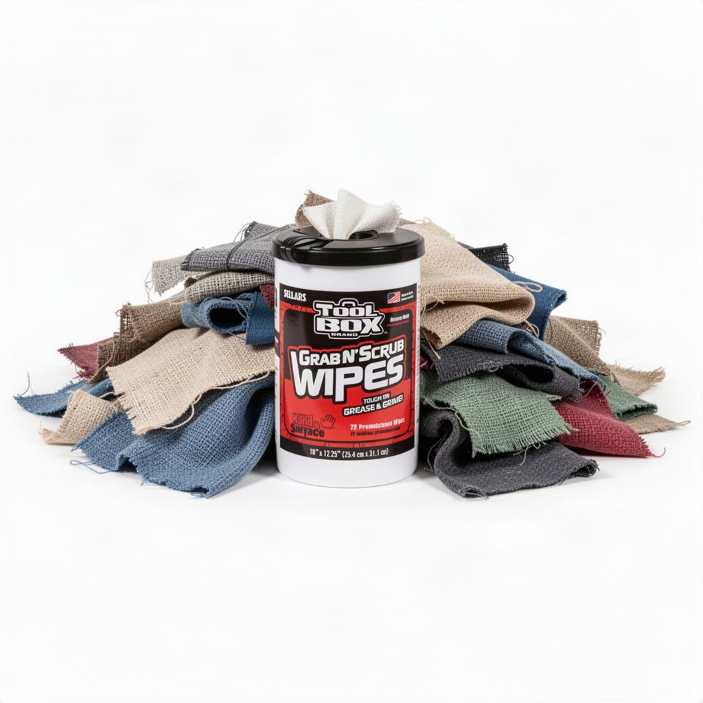 Heavy Duty Scrub Wipes - loose bulk product view