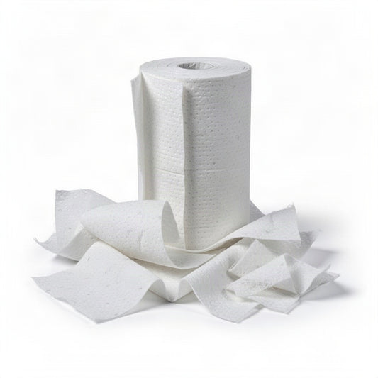 Heavy Weight Bonded Sorbent Split Roll - loose bulk product view