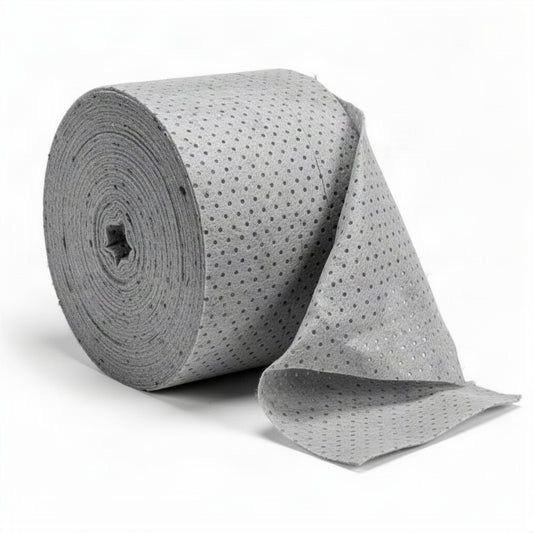Heavy Weight Fine Fiber Sorbent Roll - loose bulk product view