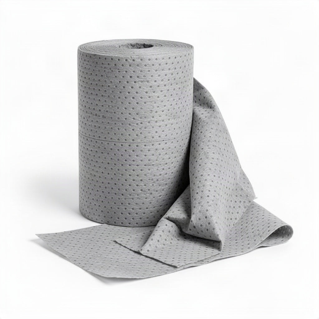 Heavy Weight Universal Bonded Sorbent Roll - loose bulk product view
