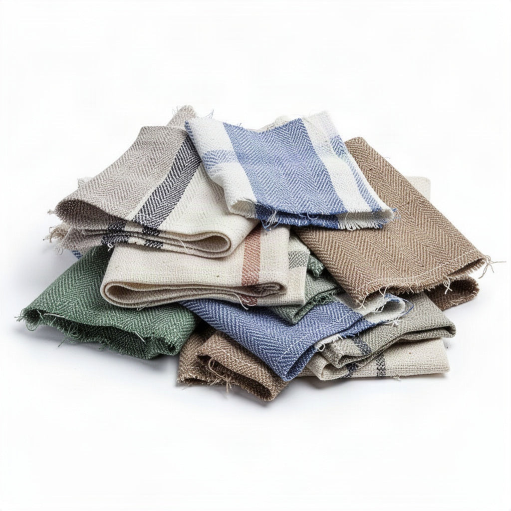 Herringbone Kitchen Towels - clean organized product view