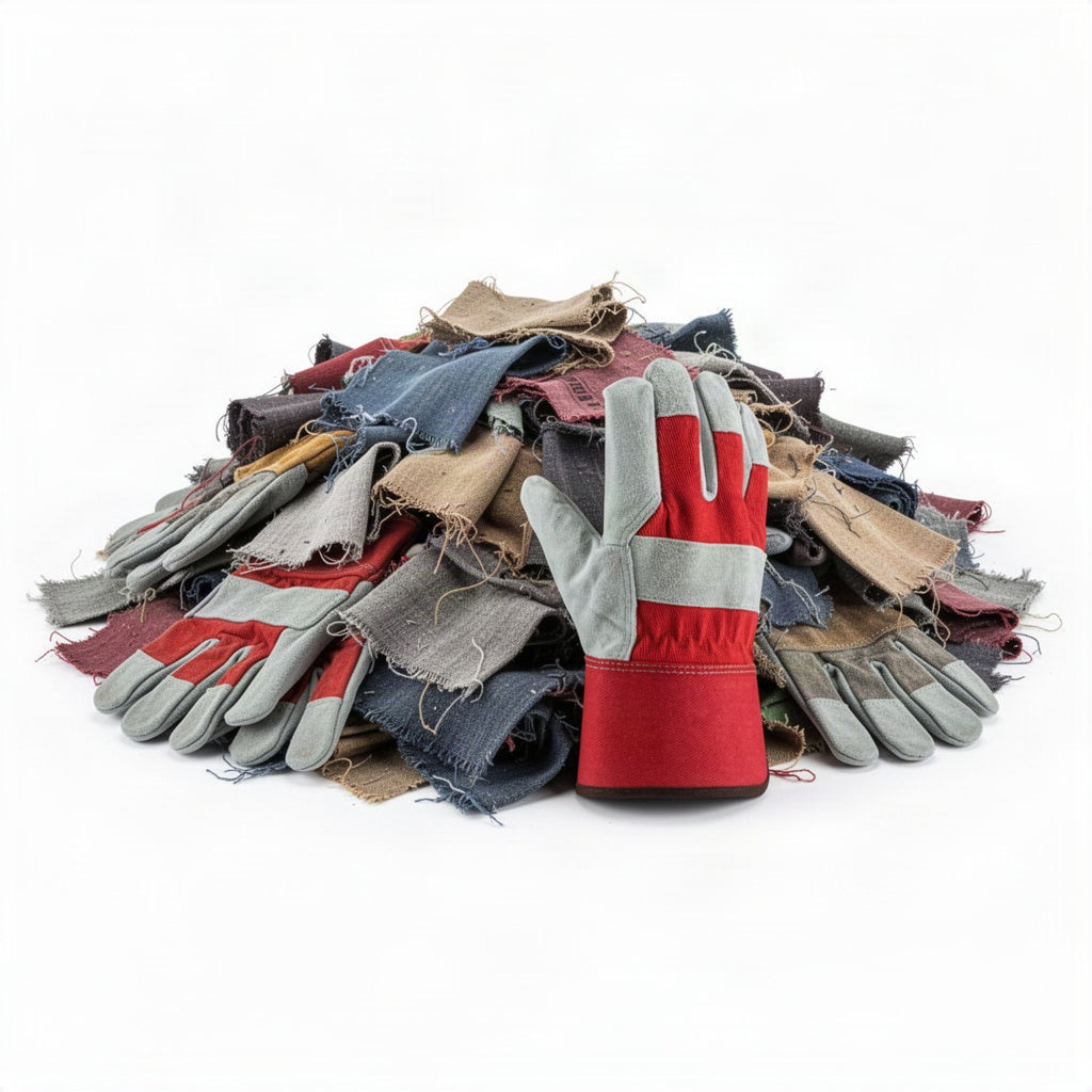 Leather Work And Rigger Single Palm Gloves - loose bulk product view
