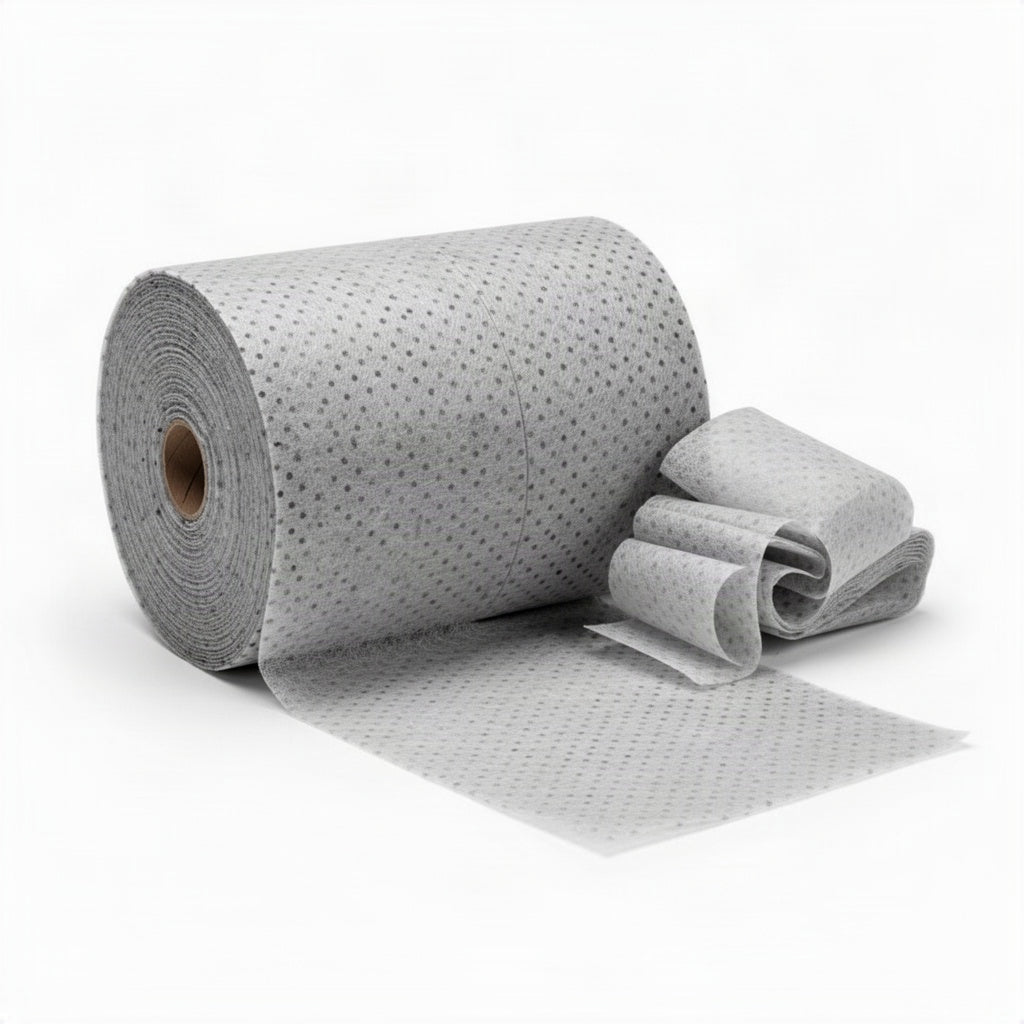Medium Weight Universal Bonded Sorbent Roll 150 Foot - clean organized product view
