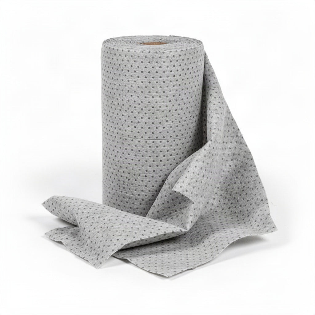 Medium Weight Universal Bonded Sorbent Roll 150 Foot - loose bulk product view