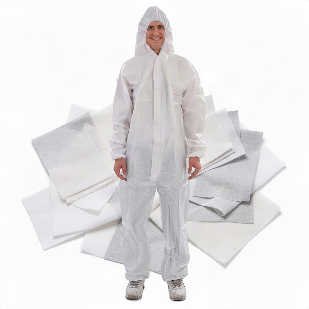 Microporous Coveralls And Isolation Suits Type 5 6 60 Gsm - clean organized product view
