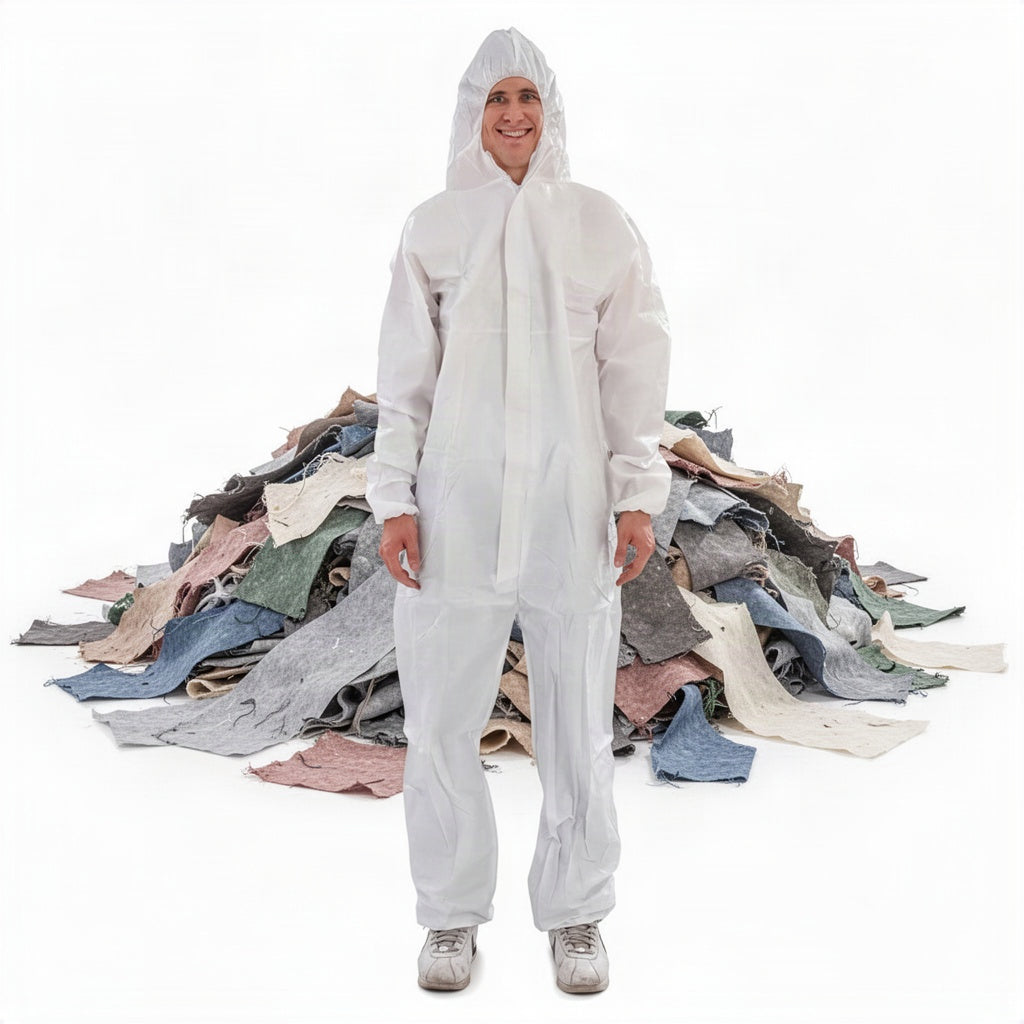 Microporous Coveralls And Isolation Suits Type 5 6 60 Gsm - loose bulk product view