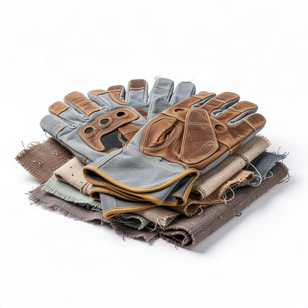 Multipurpose Leather Driver Gloves - clean organized product view