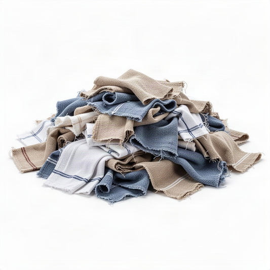 New Cotton Herringbone Dishcloth Kitchen Towels - loose bulk product view