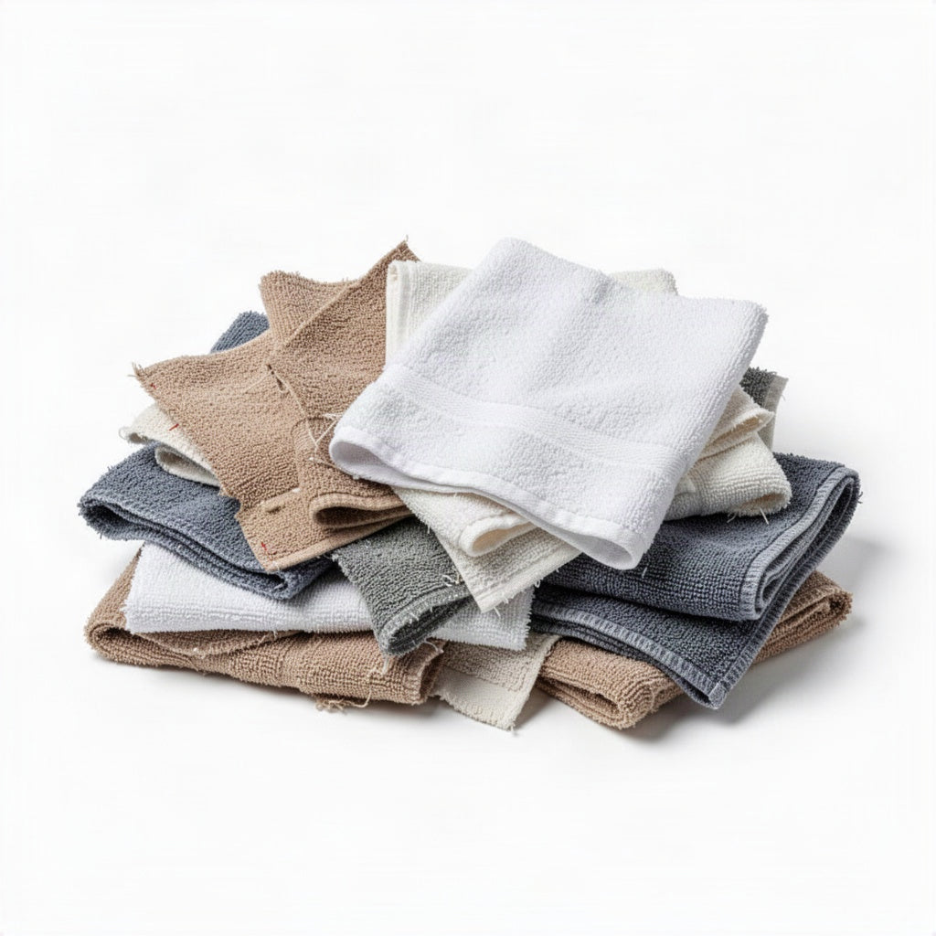 New Half Towel Rags Approximately 20x20 - clean organized product view