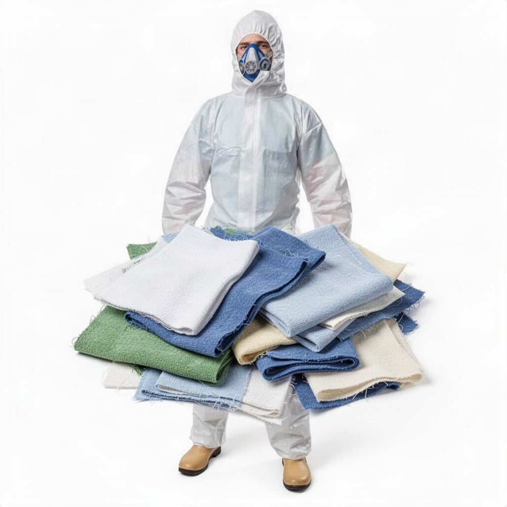 Protective Disposable Coveralls With Hood - clean organized product view